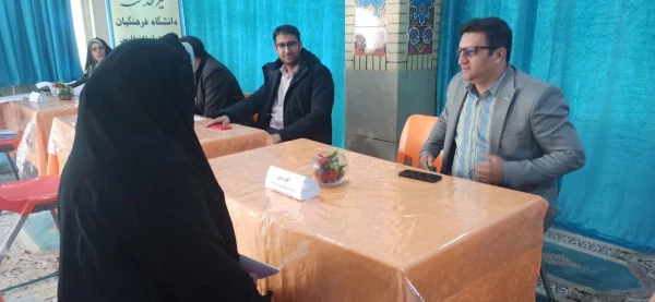 حضور مدیریت محترم دانشگاه فرهنگیان فارس جناب آقای زارع شیبانی به همراه  مسئولان استانی دانشگاه فرهنگیان در پردیس شهید باهنر 5