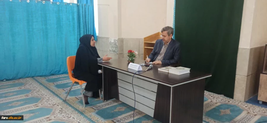 حضور مدیریت محترم دانشگاه فرهنگیان فارس جناب آقای زارع شیبانی به همراه  مسئولان استانی دانشگاه فرهنگیان در پردیس شهید باهنر 6