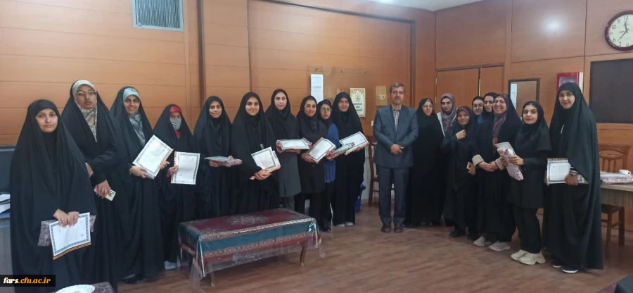 حضور مدیریت محترم دانشگاه فرهنگیان فارس جناب آقای زارع شیبانی به همراه  مسئولان استانی دانشگاه فرهنگیان در پردیس شهید باهنر 10