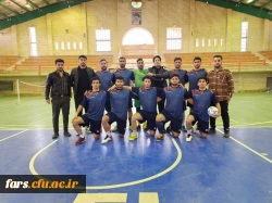  قهرمانی تیم پردیس شهید رجایی در مسابقات فوتسال دانشجومعلمان فارس 2