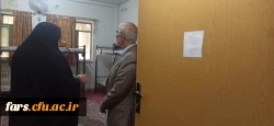 بازدید دکتر صادقی سرپرست جدید دانشگاه فرهنگیان فارس از پردیس شهید باهنر 5