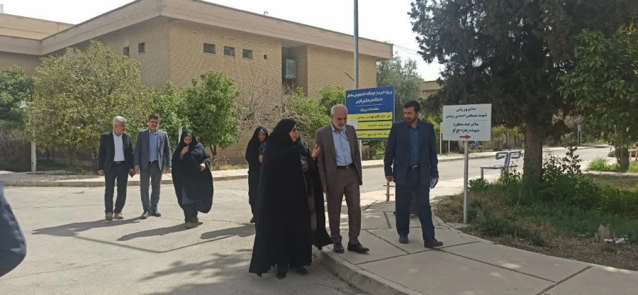 بازدید دکتر صادقی سرپرست جدید دانشگاه فرهنگیان فارس از پردیس شهید باهنر 6