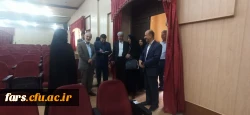بازدید دکتر صادقی سرپرست جدید دانشگاه فرهنگیان فارس از پردیس شهید باهنر 8