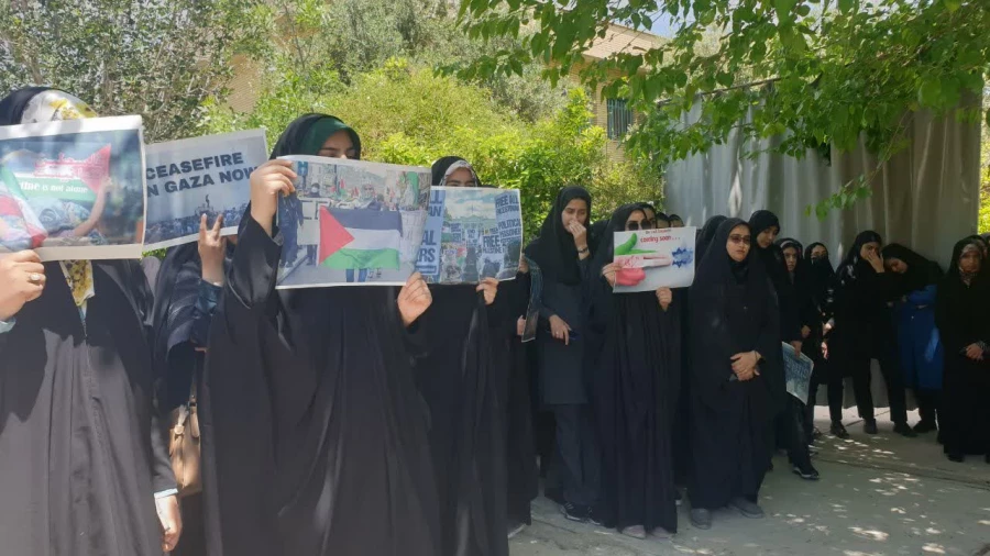 تجمع دانشجویان، اساتید  و کارکنان پردیس ها و مراکز دانشگاه فرهنگیان فارس در حمایت از اعتراضات ضدصهیونیستی جامعه نخبه دانشگاهی  5