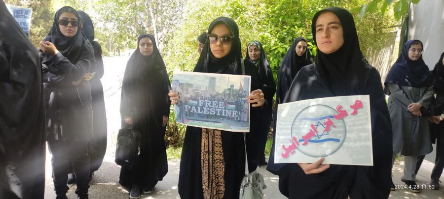 تجمع دانشجویان، اساتید  و کارکنان پردیس ها و مراکز دانشگاه فرهنگیان فارس در حمایت از اعتراضات ضدصهیونیستی جامعه نخبه دانشگاهی  7