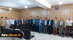 برگزاری مراسم بزرگداشت روز معلم در واحد شهید مطهری شیراز و همچنین تجلیل از استادان و پرسنل زحمتکش 
 2