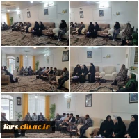 دیدار جمعی از مسئولین دانشگاه فرهنگیان استان فارس و جهاد دانشگاهی با خانواده شهید دانشجومعلم غلامحسین خشنود 2
