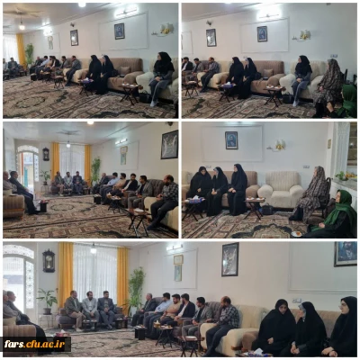 دیدار جمعی از مسئولین دانشگاه فرهنگیان استان فارس و جهاد دانشگاهی با خانواده شهید دانشجومعلم غلامحسین خشنود