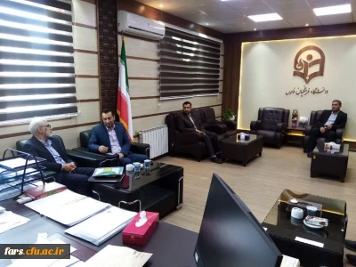 دیدارجناب آقای صالحی نماینده مردم شهرستان اقلید با جناب آقای  صادقی مدیر دانشگاه فرهنگیان استان فارس