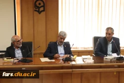 نشست اعضاء هیئت علمی دانشگاه فرهنگیان فارس با جناب آقای برزویی ریاست محترم دانشگاه فرهنگیان کشور 4