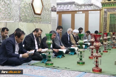 آئین معنوی غبار روبی حرم مطهر علی بن حمزه (ع)