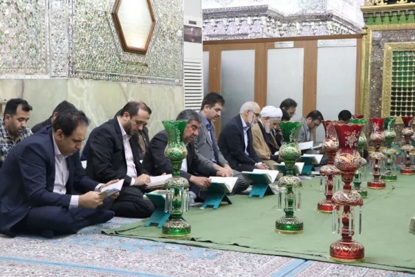 آئین معنوی غبار روبی حرم مطهر علی بن حمزه (ع) 2