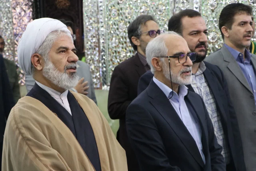 آئین معنوی غبار روبی حرم مطهر علی بن حمزه (ع) 2