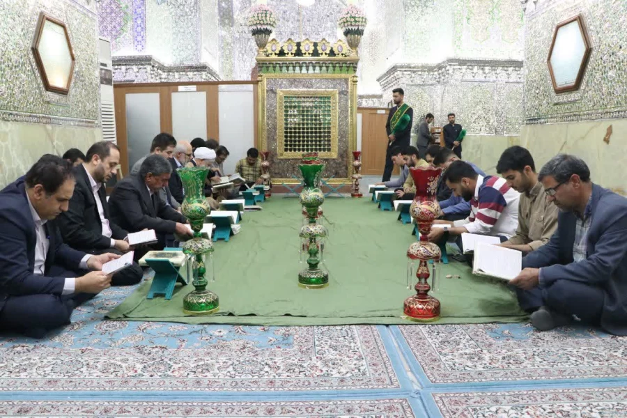 آئین معنوی غبار روبی حرم مطهر علی بن حمزه (ع) 4