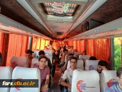 کاروان زیارتی شهدای خدمت حرکت کرد 2