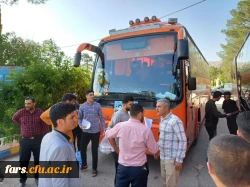 کاروان زیارتی شهدای خدمت حرکت کرد 3