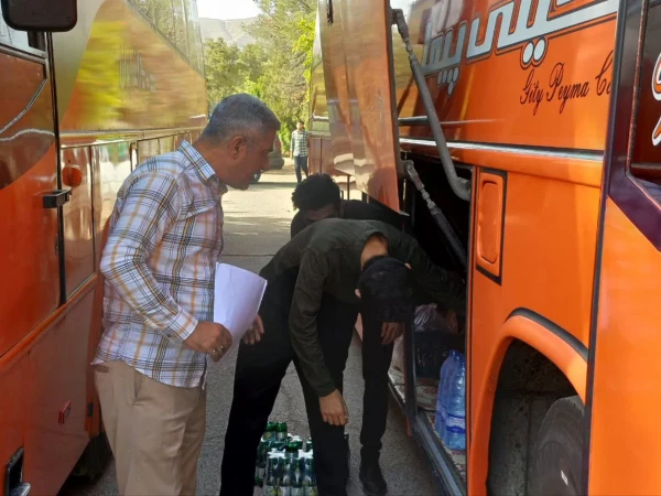 کاروان زیارتی شهدای خدمت حرکت کرد 4