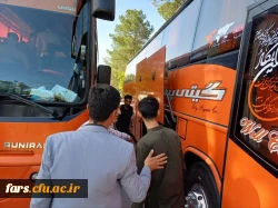 کاروان زیارتی شهدای خدمت حرکت کرد 5