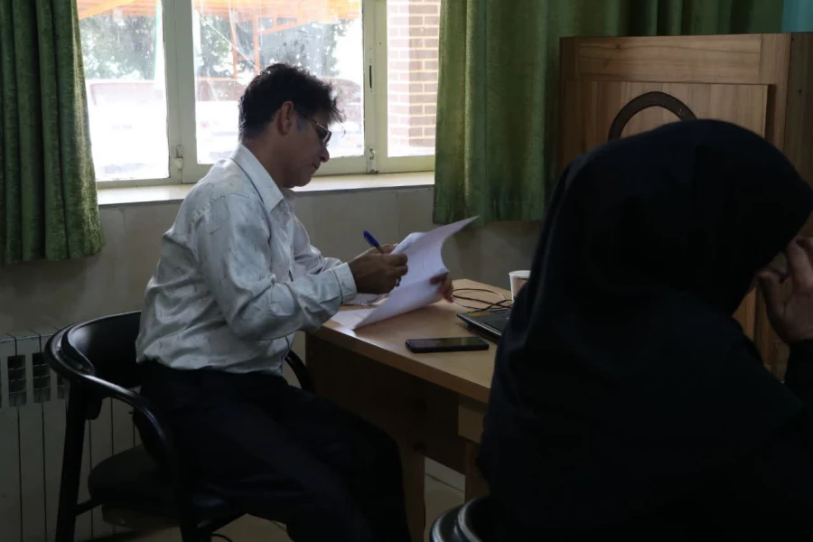 فرایند مصاحبه متقاضیان تدریس در دانشگاه فرهنگیان فارس 3