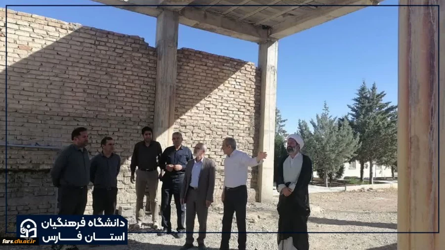 بازدید دکتر صادقی رئیس دانشگاه فرهنگیان استان فارس از فضا و امکانات مرکز شهید بهشتی اقلید 5