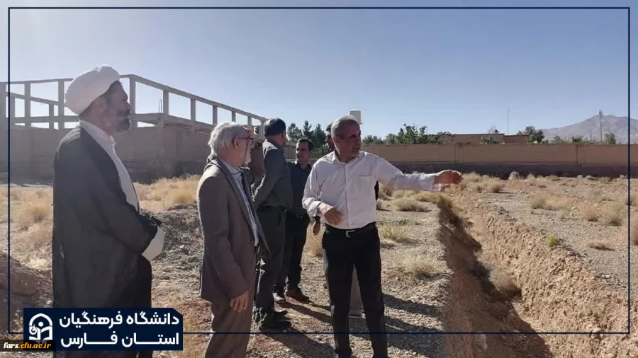 بازدید دکتر صادقی رئیس دانشگاه فرهنگیان استان فارس از فضا و امکانات مرکز شهید بهشتی اقلید 6