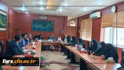 نشست صمیمی معاون پژوهش و فناوری دانشگاه فرهنگیان با اعضای هیأت علمی دانشگاه فرهنگیان استان فارس.  2