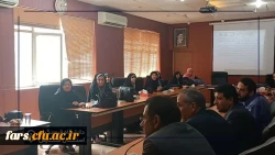 نشست صمیمی معاون پژوهش و فناوری دانشگاه فرهنگیان با اعضای هیأت علمی دانشگاه فرهنگیان استان فارس.  3