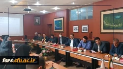 نشست صمیمی معاون پژوهش و فناوری دانشگاه فرهنگیان با اعضای هیأت علمی دانشگاه فرهنگیان استان فارس.  4