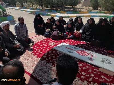 تجدید میثاق جمعی از دانشجویان و کارکنان دانشگاه های شهرستان اقلید با مقام شامخ شهدا