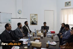 جلسه هماهنگی دانشگاه فرهنگیان و دانشگاه شیراز در خصوص مسابقه 