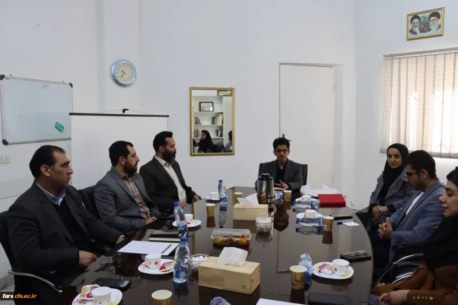 جلسه هماهنگی دانشگاه فرهنگیان و دانشگاه شیراز در خصوص مسابقه "مسیر شناخت۲ " 3
