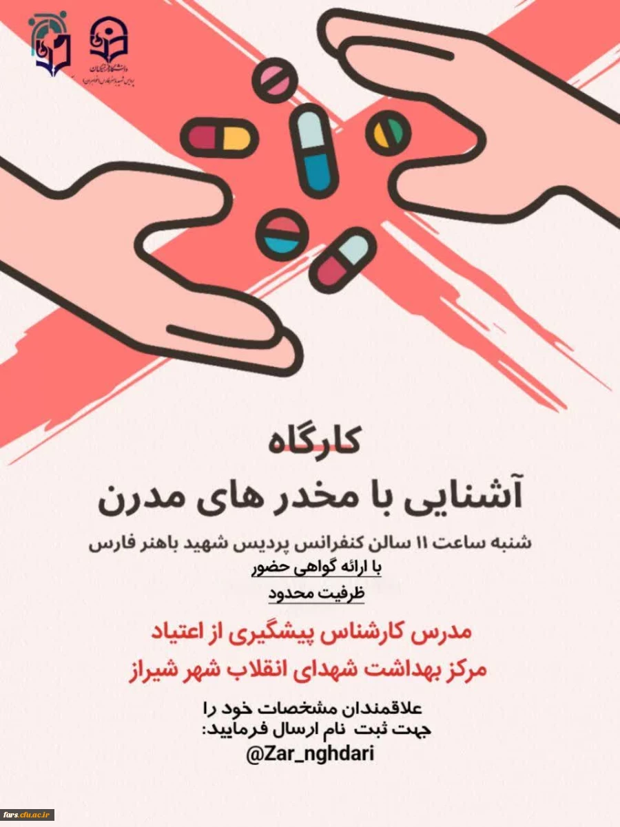 برگزاری کارگاه آشنایی با مخدرهای مدرن در پردیس شهید باهنر شیراز 3