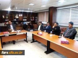 دیدار مسئولان و همکاران دانشگاه فرهنگیان استان فارس با مدیر کل اداره نوسازی مدارس استان
 3