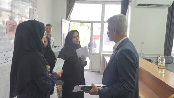 بازدید دکتر علی شیروانی شیری سرپرست دانشگاه فرهنگیان فارس از روند برگزاری آزمون سراسری"ارزشیابی صلاحیت حرفه ی معلمی مهارت آموزان" (اصلح) در پردیس شهید رجایی 2
