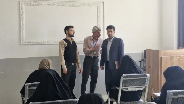 بازدید دکتر علی شیروانی شیری سرپرست دانشگاه فرهنگیان فارس از روند برگزاری آزمون سراسری"ارزشیابی صلاحیت حرفه ی معلمی مهارت آموزان" (اصلح) در پردیس شهید رجایی 10