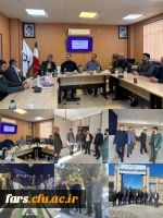 بازدید و جلسه مسئولین ارشد دفتر مرکزی حراست از دانشگاه فرهنگیان واحد شهید بهشتی اقلید 2