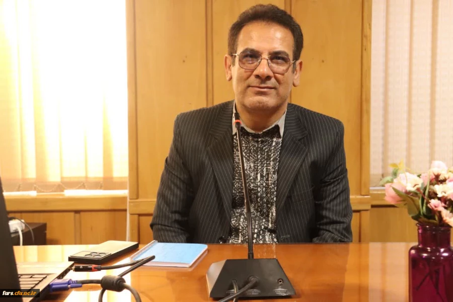 آیین معارفه دکتر امین باقری کراچی، سرپرست معاونت آموزشی و پژوهشی و  دکتر حسین فراست، سرپرست دانشکده علوم پایه دانشگاه فرهنگیان استان فارس 2