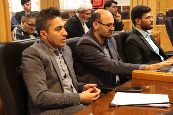 آیین معارفه دکتر امین باقری کراچی، سرپرست معاونت آموزشی و پژوهشی و  دکتر حسین فراست، سرپرست دانشکده علوم پایه دانشگاه فرهنگیان استان فارس 5