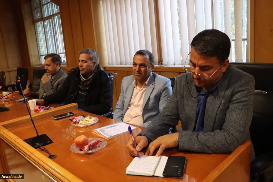 آیین معارفه دکتر امین باقری کراچی، سرپرست معاونت آموزشی و پژوهشی و  دکتر حسین فراست، سرپرست دانشکده علوم پایه دانشگاه فرهنگیان استان فارس 6