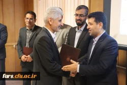 آیین معارفه دکتر امین باقری کراچی، سرپرست معاونت آموزشی و پژوهشی و  دکتر حسین فراست، سرپرست دانشکده علوم پایه دانشگاه فرهنگیان استان فارس 8