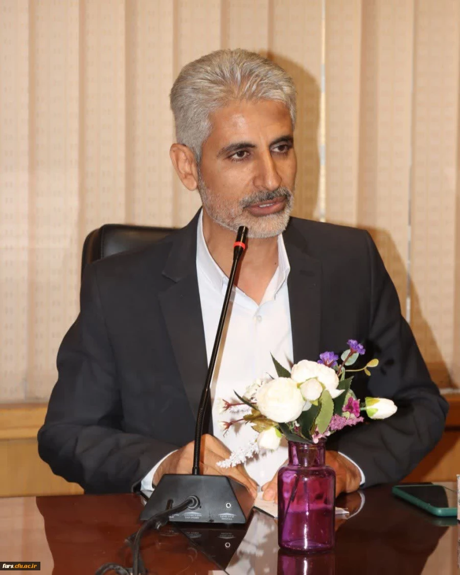 آیین معارفه دکتر امین باقری کراچی، سرپرست معاونت آموزشی و پژوهشی و  دکتر حسین فراست، سرپرست دانشکده علوم پایه دانشگاه فرهنگیان استان فارس 12