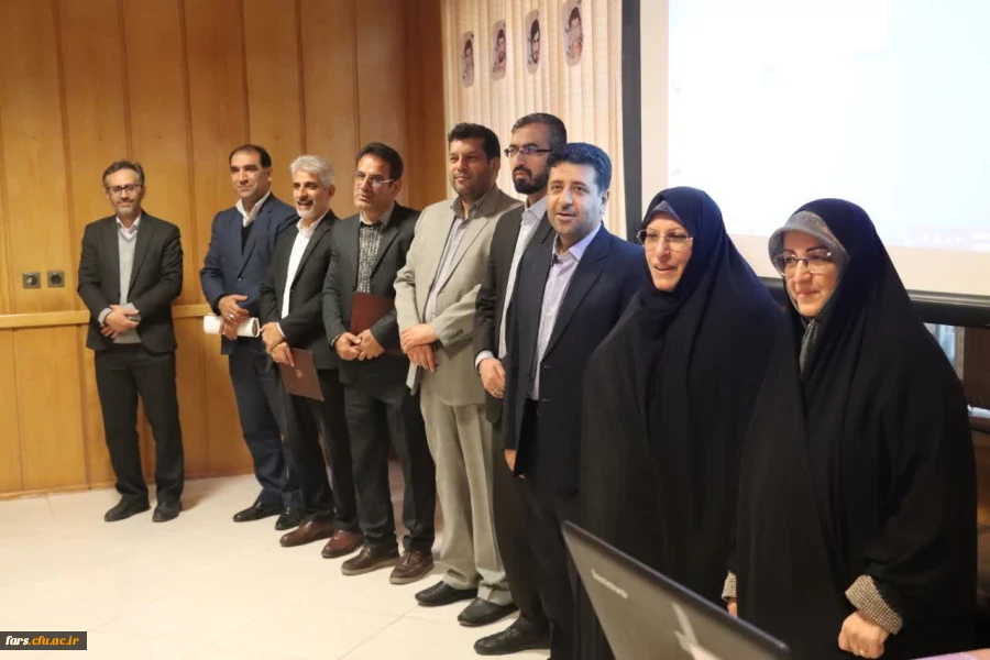 آیین معارفه دکتر امین باقری کراچی، سرپرست معاونت آموزشی و پژوهشی و  دکتر حسین فراست، سرپرست دانشکده علوم پایه دانشگاه فرهنگیان استان فارس 16