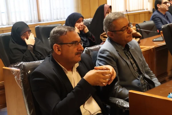 آیین معارفه دکتر امین باقری کراچی، سرپرست معاونت آموزشی و پژوهشی و  دکتر حسین فراست، سرپرست دانشکده علوم پایه دانشگاه فرهنگیان استان فارس 17