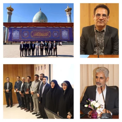 آیین معارفه دکتر امین باقری کراچی، سرپرست معاونت آموزشی و پژوهشی و  دکتر حسین فراست، سرپرست دانشکده علوم پایه دانشگاه فرهنگیان استان فارس 21