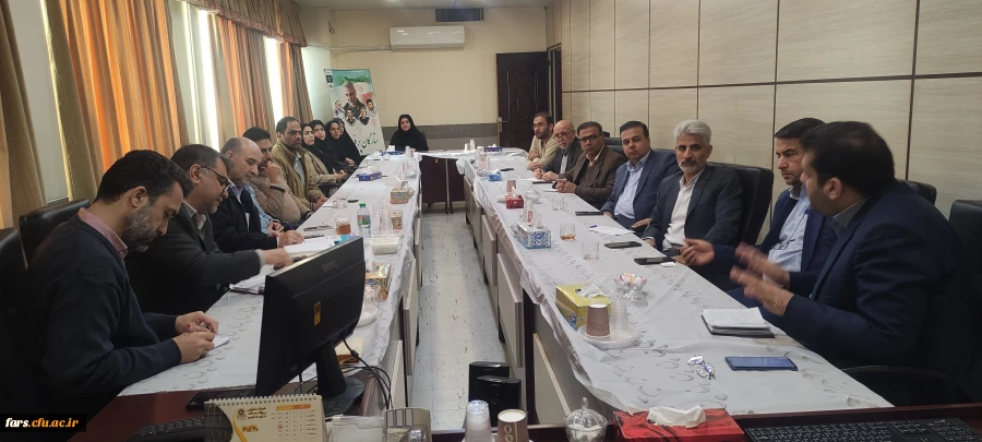 برگزاری جلسه شورای مالی دانشگاه فرهنگیان فارس  8