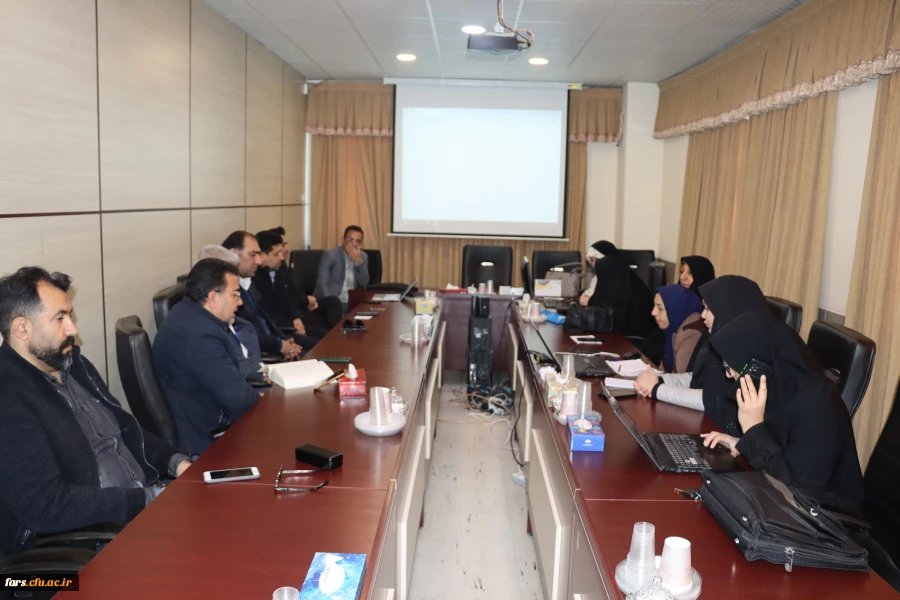 جلسه بررسی و نحوه اجرای آزمون پایانی نیمسال تحصیلی 1405-1404 به صورت مجازی و در بستر سامانهLMS 6