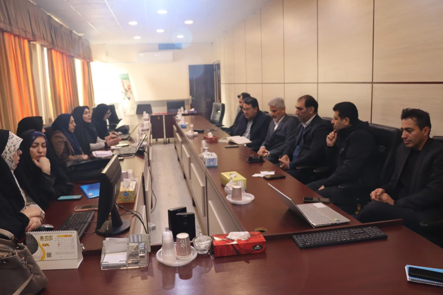 جلسه بررسی و نحوه اجرای آزمون پایانی نیمسال تحصیلی 1405-1404 به صورت مجازی و در بستر سامانهLMS 7