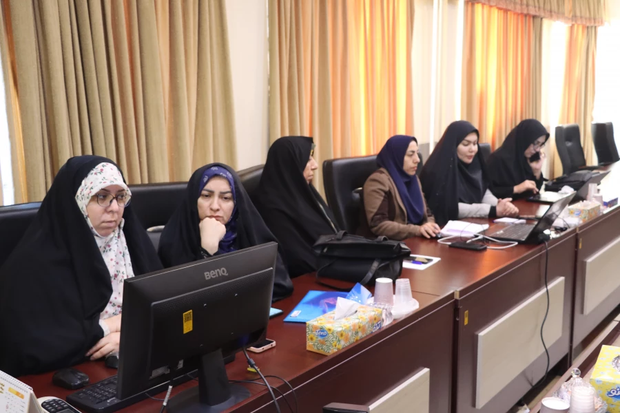 جلسه بررسی و نحوه اجرای آزمون پایانی نیمسال تحصیلی 1405-1404 به صورت مجازی و در بستر سامانهLMS 8