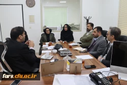 جلسه، کمیته برگزاری مسابقات ورزشی دانشگاه فرهنگیان فارس برگزار شد. 3