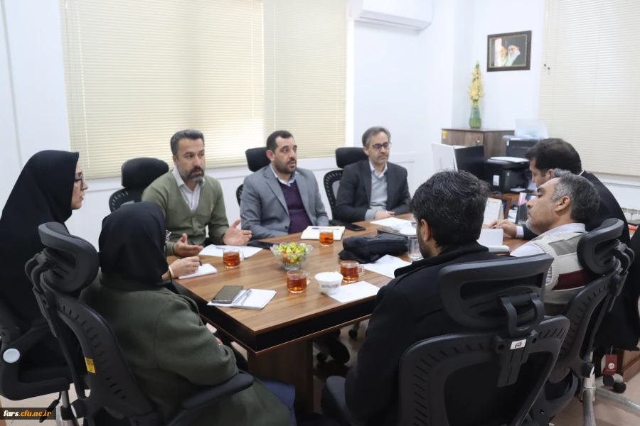 جلسه، کمیته برگزاری مسابقات ورزشی دانشگاه فرهنگیان فارس برگزار شد. 5